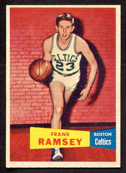 1957 Topps Basketball #15 Frank Ramsey Boston Celtics