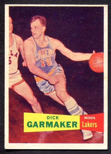 1957 Topps Basketball #23 Dick Garmeister Minneapolis Lakers