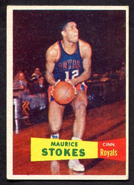 1957 Topps Basketball #42 Maurice Stokes Cincinnati Royals
