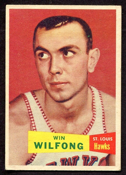 1957 Topps #65 Win Wilfong St. Louis Hawks