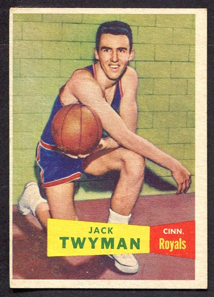 1957 Topps #71 Jack Twyman Cincinnati Royals