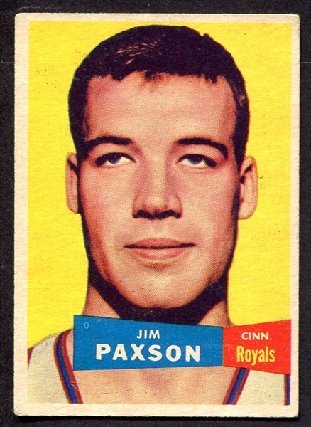 1957 Topps #73 Jim Paxson Cincinnati Royals