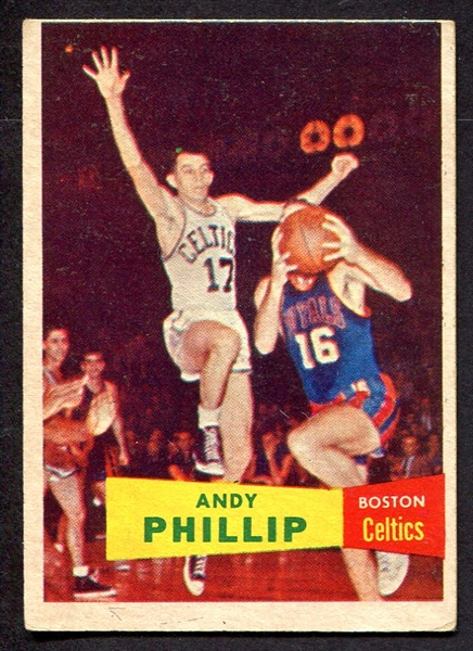 1957 Topps #75 Andy Phillip Boston Celtics