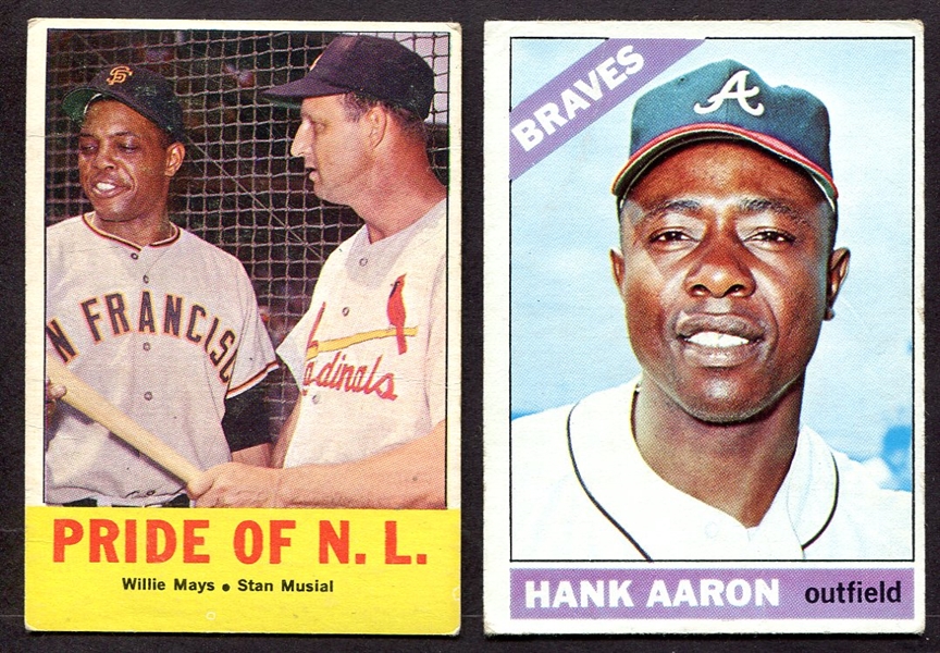 1966 Aaron & 1963 Mays/Musial