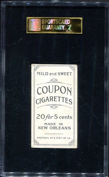 T213-2 Coupon Cigarettes Mike Donlin .300 Batter Variety SGC 50