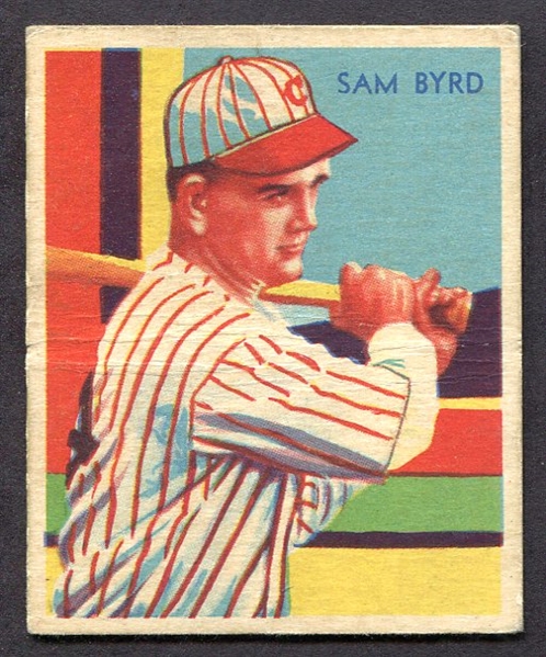 1935 Diamond Stars #84b Sam Byrd Cincinnati Reds