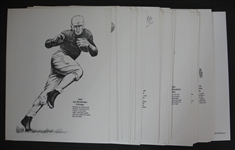 Heisman Trophy Brownell Card Set of 51 Different 1935-1986