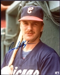 Dave Gallagher Cleveland Indians Signed 8" x 10" Photo