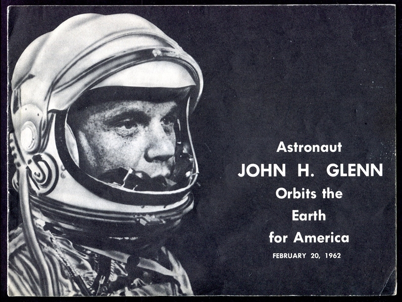 1962 John H. Glenn Orbits the Earth for America Booklet