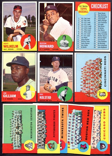 1963 Topps Lot of 11 Different