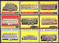 1960s/70s Topps Team Card Lot of 25 Different
