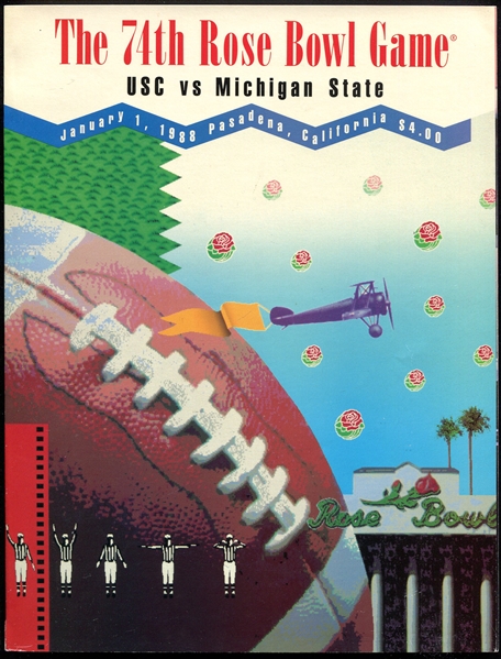 1988 74th Rose Bowl Game Program