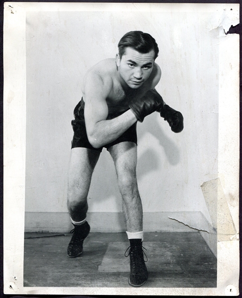 Lot of 6 1920's-1950's Boxing Photos