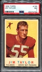 1959 Topps #155 Jim Taylor Green Bay Packers PSA 7