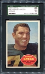 1960 Topps #56 Forrest Gregg Rookie Card SGC 86