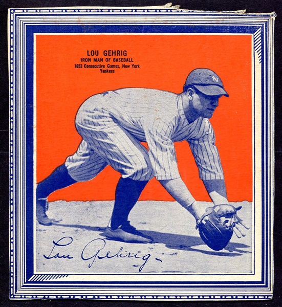 1936 Wheaties Series 3 Lou Gehrig