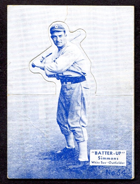 R318 Batter-Up #34 Al Simmons Chicago White Sox