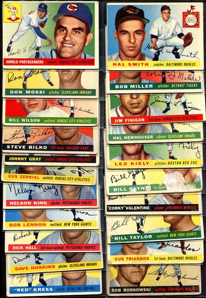 1955 Topps Lot of 21 Different
