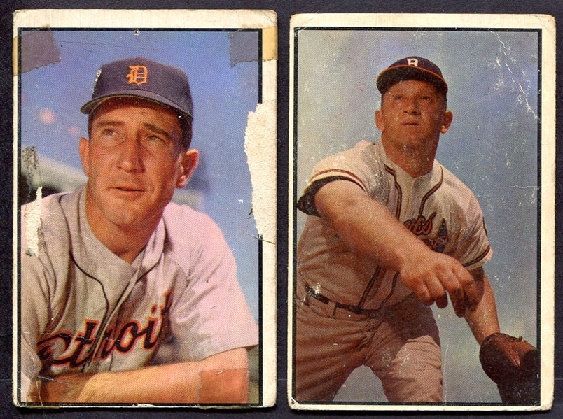 1953 Bowman Color Lot of 20 Different w/Musial