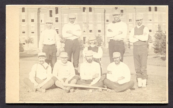 1860's Base Ball Nine CDV