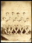 1867 Xenia Ohio Base Ball Team Albumen Photograph
