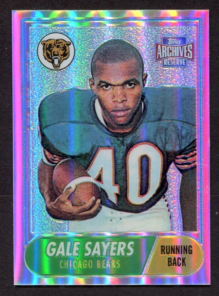 2001 Topps Archives #34 Gale Sayers Refractor Mint
