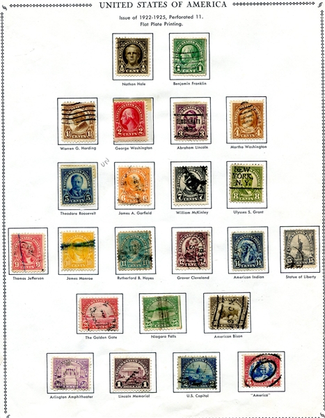 U. S. Stamp Collection 1870s-1970s Mint & Used