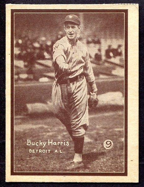 W517 #9 Bucky Harris Detroit Tigers