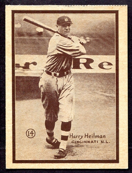 W517 #14 Harry Heilman(Heilmann) Cincinnati Reds