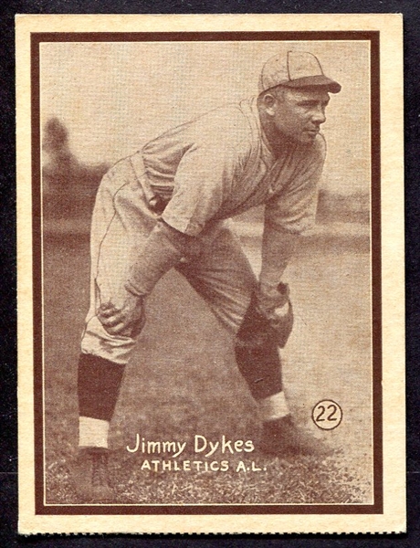 W517 #22 Jimmy Dykes Philadelphia Athletics