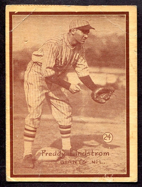 W517 #24 Freddy Lindstrom New York Giants
