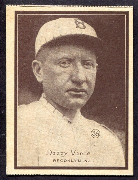 W517 #36 Dazzy Vance Brooklyn