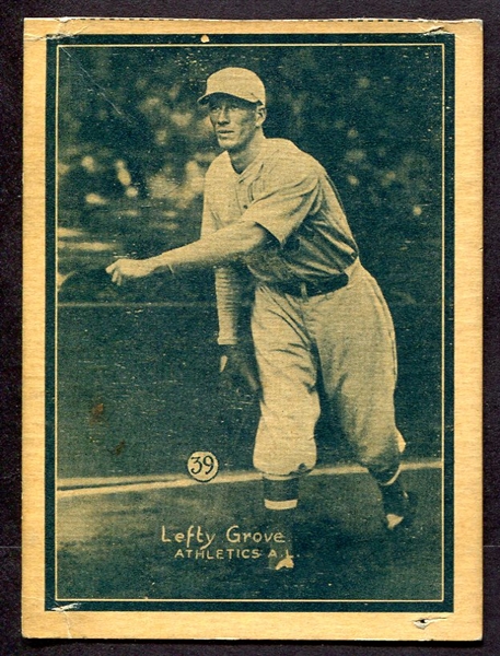 W517 #39 Lefty Grove Philadelphia Athletics