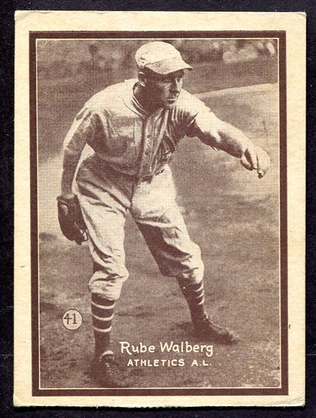 W517 #41 Rube Walberg Philadelphia Athletics