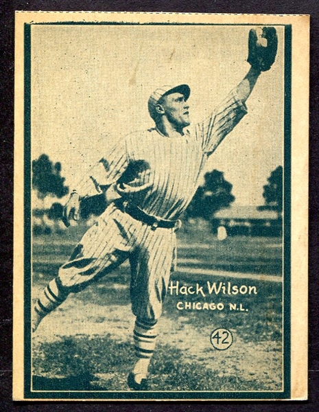 W517 #42 Hack Wilson Chicago Cubs