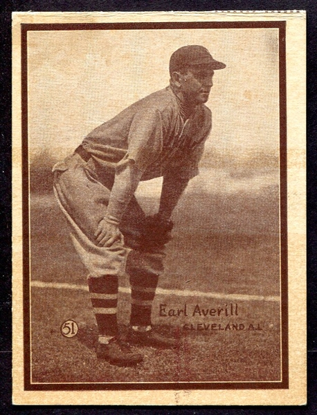 W517 #51 Earl Averill Cleveland