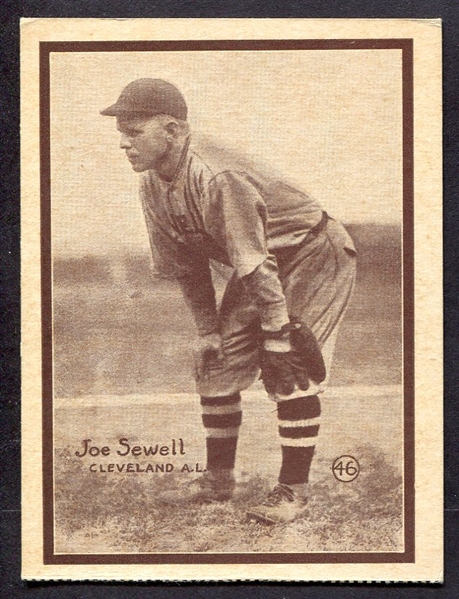 W517 #46 Joe Sewell Cleveland