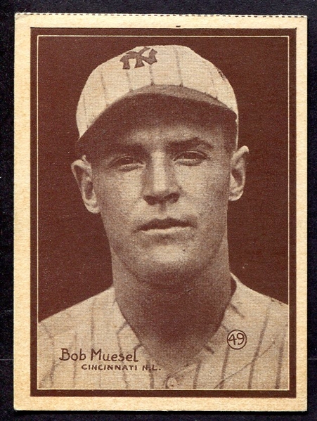 W517 #49 Bob Muesel Cincinnati Reds