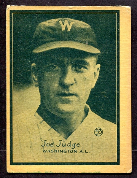 W517 #53 Joe Judge Washington w/Redemption Stripe