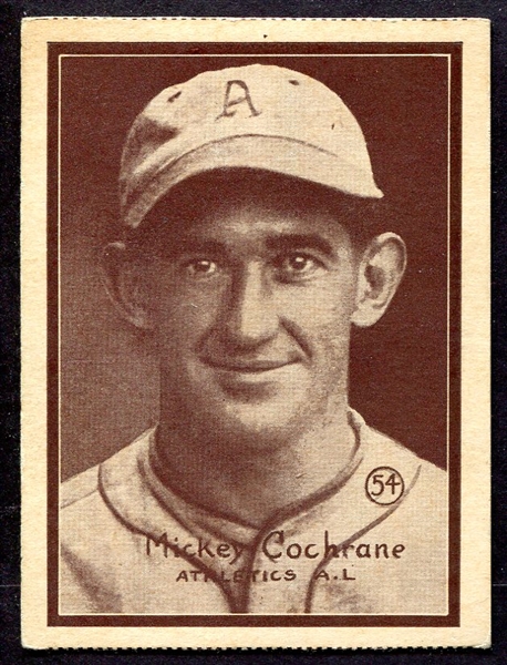 W517 #54 Mickey Cochrane Philadelphia Athletics