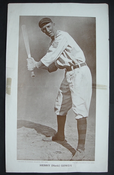 M113 Baseball Magazine 1914 Hank Gowdy Boston Braves