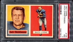 1957 Topps #106 Jack Christiansen PSA 7