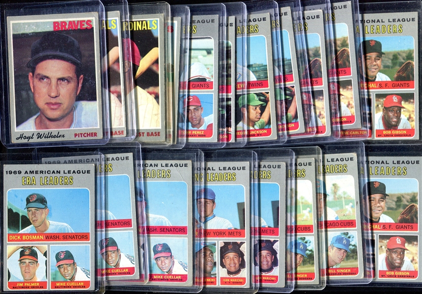 1970 Topps Lot of 59 Assorted w/HOFers