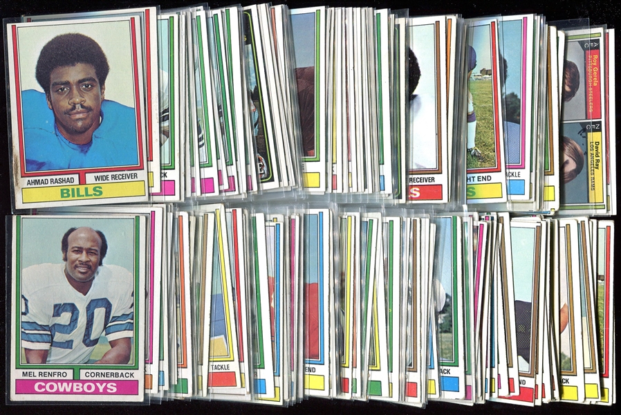 1974 Topps Nearly 400 Assorted Commons & Stars