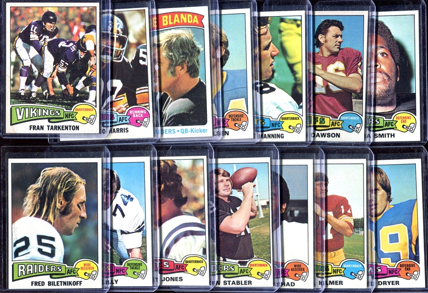1975 Topps Lot of 135 Assorted w/HOFers Many NM