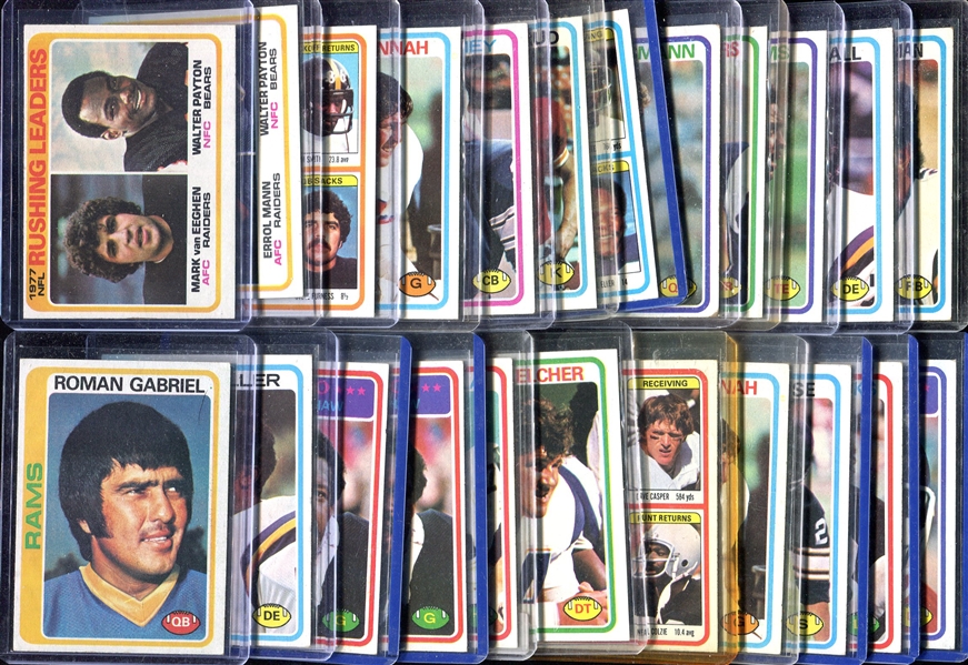 1978 Topps Lot of 235 Assorted w/HOFers & Stars