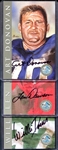 1998 Football HOF Platinum Signature Series Autographed 17 Different