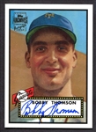 Bobby Thomson Signed 1952 Topps Archive Card w/Topps Holo Cert