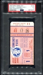 1959 World Series Game 1 Ticket Stub