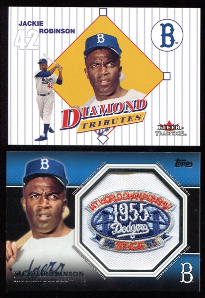 Pair of Jackie Robinson Insert Cards